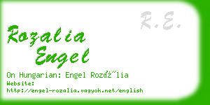 rozalia engel business card
